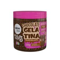 Salon line gelatina to de cacho 550g kids chocolate