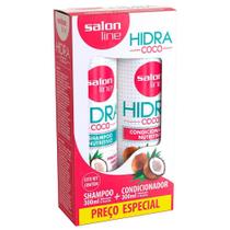 Salon line hidra coco kit shampoo + condicionador com 300ml