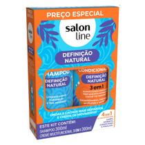 Salon Line Kit Shampoo + Condicionador 300ml 4 em 1 Definição Natural