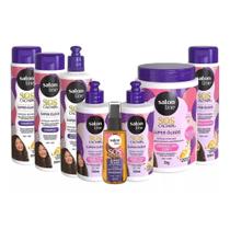 Salon Line Kit Sos Cachos Super Oleos Nutritivo Completo Com 8 Unidades