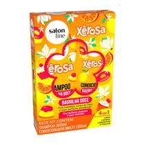 Salon Line Kit Xerosa Shampoo 300ml + Creme 200ml 4 em 1 Baunilha Doce Salon Line Kit Xerosa Shampoo 300ml + Creme 200ml 4 em 1 Baunilha Doce