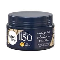 Salon line máscara matizadora meu liso platina 300g