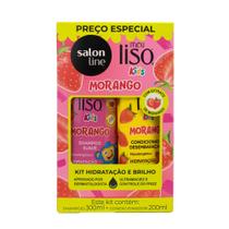 Salon Line Meu Liso kids Morango Kit Shampoo e Condicionador