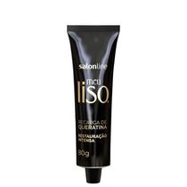 Salon Line Meu Liso Recarga Queratina - Restaurador Capilar 80g Salon Line Meu Liso Recarga Queratina - Restaurador Capilar 80g