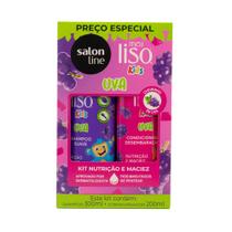 Salon Line Meu Liso Uva kids Kit Shampoo e Condicionador