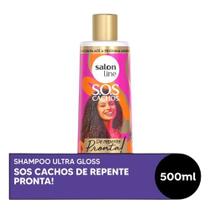 Salon line shampoo sos cachos repente pronta 500ml ultra gloss