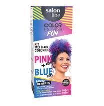 SalonLine Color Express Kit Tonalizan Rosa Power + Blue Rock