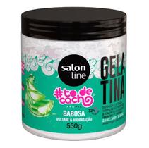 SalonLine Gelatina Babosa todecacho Volume e Hidrat. - 550g - SALON LINE