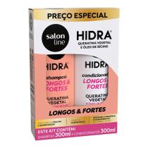 SalonLine Kit Sh + Cond Hidra îleo de Rcino 300ml SalonLine Kit Sh + Cond Hidra îleo de Rcino 300ml