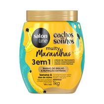 SalonLine Tratamento 3 em 1 cachos dos sonhos 1kg Multy Banana e Oleo ricino