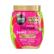 SalonLine Tratamento 3 em 1 cachos dos sonhos 1kg Multy melancia mix oleos