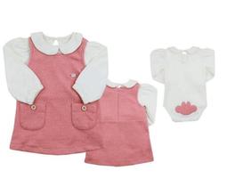 Salopete c/ body sweet creme lilica bf520048