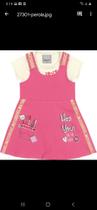 Salopete com blusa infantil Salopete com blusa infantil