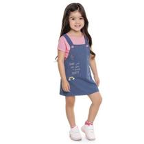 Salopete e Blusa Neon, Infantil Verão - Fakini