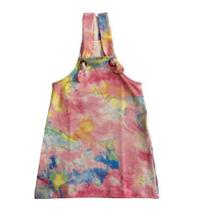 Salopete infantil jardineira tieday -roupa infantil feminina