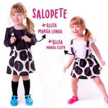 Salopete Moletom "Poá"