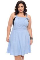 Salopete plus size jeans