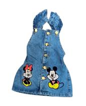 Salopete Stitch jeans - modinha infantil