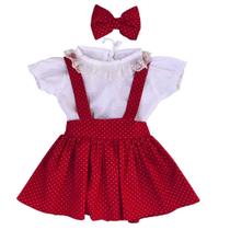 Salopete Xadrez Natal Blogueirinha Lindo Fazendinha Ensaio