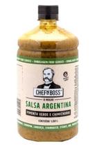Salsa Argentina com Pimenta do Reino Verde e Chimichurri 1l - Cheff n' boss - CHEF N' BOSS
