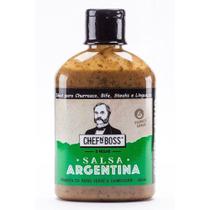 Salsa Argentina com Pimenta do Reino Verde e Chimichurri 240ml - Cheff n' boss - CHEF N' BOSS Salsa Argentina com Pimenta do Reino Verde e Chimichurri 240ml - Cheff n' boss - CHEF N' BOSS