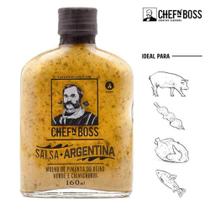 Salsa argentina molho de pimenta do reino verde e chimichurri - Chef n Boss (160ml) - Chef nboss