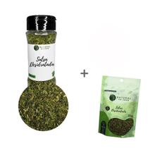 Salsa Desidratada Kit Premium Pote Com Dosador + Refil 20G