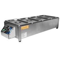 Salsicheira Elétrica 4 Cubas 2,5 Cada Hot-dog Molheira 10kgs 220v