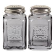 Salt & Pepper Shaker RSVP International Jumbo Retro Glass Salt & Pepper Shaker RSVP International Jumbo Retro Glass