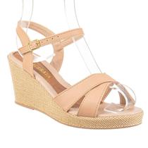 Salto Grosso Tamanco Anabela Preto Lançamento Diferente