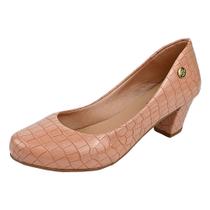 salto scarpin bico redondo textura croco donna santa 40.011 salto scarpin bico redondo textura croco donna santa 40.011