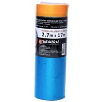 Salva Pintura Plastico Filme Eletrostatico com fita 2,70 x 17m proteção contra respingos de tintas Salvabras Salva Pintura Plastico Filme Eletrostatico com fita 2,70 x 17m proteção contra respingos de tintas Salvabras