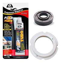 Salva Tanque para Lavadoras Brastemp e Consul com Retentor e Cola - Adaptador Universal