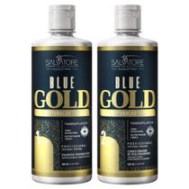 Salvatore Blue Gold Escova Progressiva Italiana (2 X 500 ml)