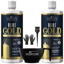 Salvatore Blue Gold Kit 2x1 Litro e Kit Aplicação