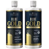 Salvatore Escova Blue Gold 2x1 Litro e Condicionador Salvatore Escova Blue Gold 2x1 Litro e Condicionador