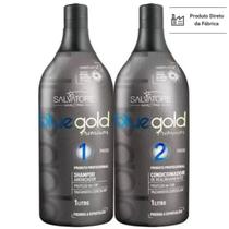 Salvatore Escova Blue Gold Premium Taninoplastia 2x1000ml