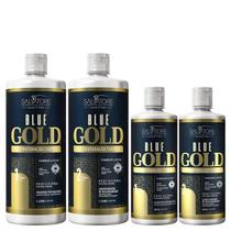 Salvatore KIT BLUE GOLD 1L E 500ML PASSO 1 E 2