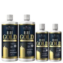 Salvatore KIT BLUE GOLD 1L E 500ML PASSO 1 E 2 Salvatore KIT BLUE GOLD 1L E 500ML PASSO 1 E 2