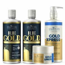 Salvatore kit blue gold 2x500 ml kit gold xpress