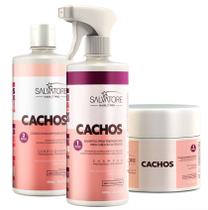 Salvatore Kit Cachos Profissional - Hair Pro - 3 Passos Salvatore Kit Cachos Profissional - Hair Pro - 3 Passos