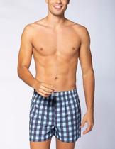 Samba Canção Lupo 18613-001 Xadrez Tecido Plano Algodão T. P/GG