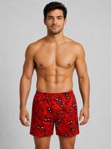 Samba Canção Masculino Adulto Personagem Super Heróis Shorts Dormir Elástico Pijama Verão Samba Canção Masculino Adulto Personagem Super Heróis Shorts Dormir Elástico Pijama Verão