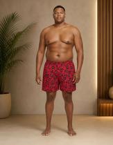 Samba Canção Masculino Plus Size Personagem Super Heróis Shorts Dormir Pijama Verão Samba Canção Masculino Plus Size Personagem Super Heróis Shorts Dormir Pijama Verão