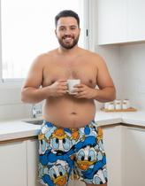 Samba Canção Short Pijama de Dormir Masculino Plus Size Estampado Personagens Samba Canção Short Pijama de Dormir Masculino Plus Size Estampado Personagens