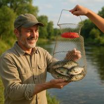 Sambura Covo Cesto Viveiro Pesca Dobravel Duas Bocas Flutuante Para Lambari Tilapia Piava Piau Piaba Peixes Pequenos e Médios Sambura Covo Cesto Viveiro Pesca Dobravel Duas Bocas Flutuante Para Lambari Tilapia Piava Piau Piaba Peixes Pequenos e Médios