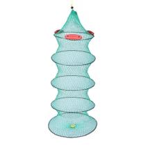 Samburá Para Pesca 4 Partes Viveiro Com Bóia Cesto Flutuante Aro de Aço e Nylon