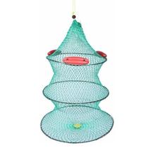 Samburá Para Pesca Viveiro Cesto Flutuante Aro de Aço e Nylon