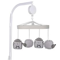 Sammy & Lou Hedgehog Baby Crib Mobile com música, Crib Mobile Arm Fits Standard Crib Rail