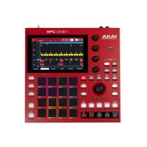 Sampler e Sequenciador Akai MPC One + Standalone USB MIDI Wifi Bluetooth 16 GB Tela Touch 7 16 Pads RGB Plugins Nativos Produção Musical Vermelho